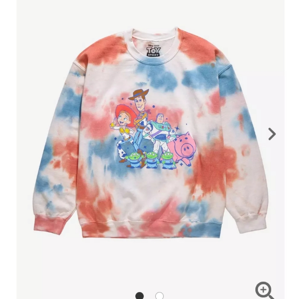 Disney Pixar Toy Story Crewneck Sweater Large Box Lunch